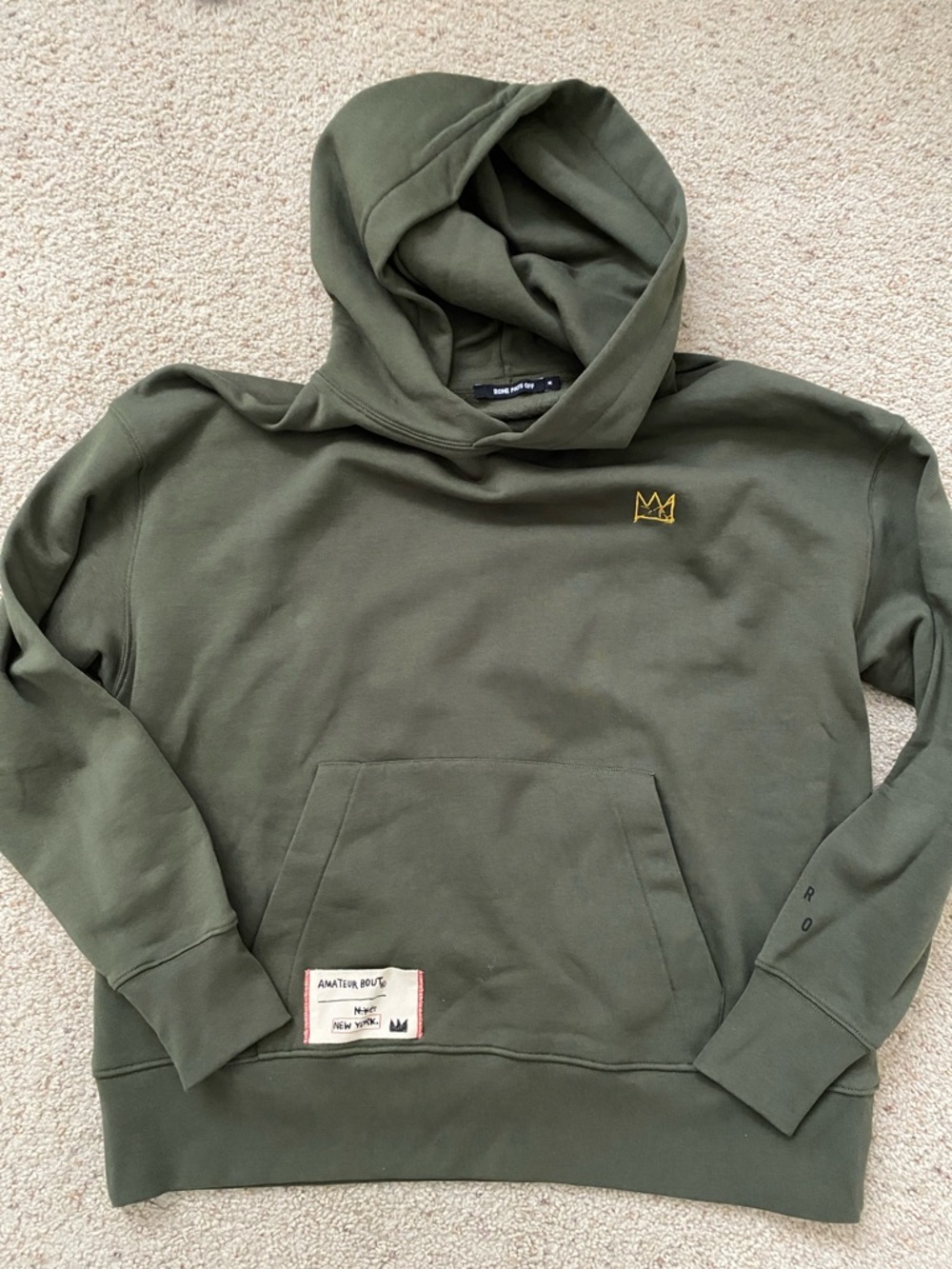 Rome Pays Off Basquiat Hoodie. M. NWOT.